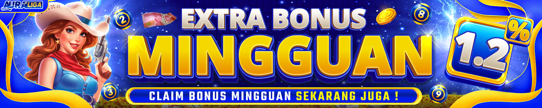 BONUS MINGGUAN UP TO 1.2%